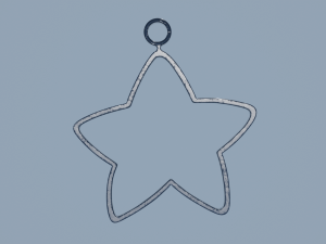 Stars - Printable Pendants 3D Print Model