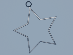 Stars - Printable Pendants 3D Print Model