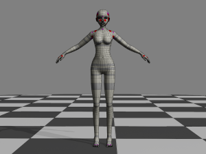 Female Body - Topology 3D Model