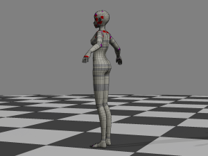 Female Body - Topology 3D Model
