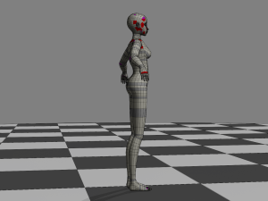 Female Body - Topology 3D Model