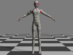 Male Body - Topology Modèle 3D