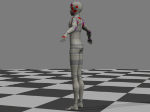 Male Body - Topology Modèle 3D