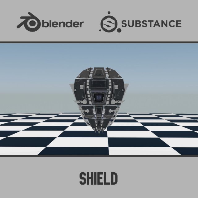 Shield Modelo 3D .c4d .max .obj .3ds .fbx .stl .blend 