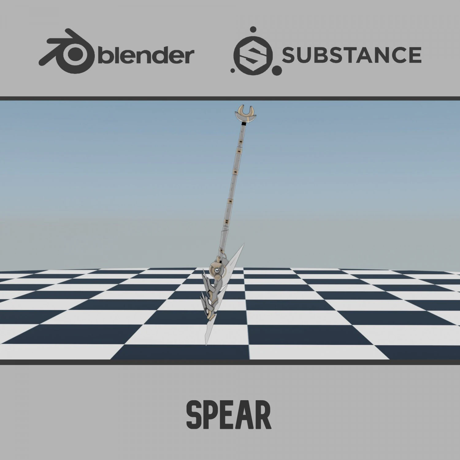 Spear T60 3D Model .c4d .max .obj .3ds .fbx .stl .blend 