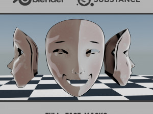 Full-Face Masks 3D Model