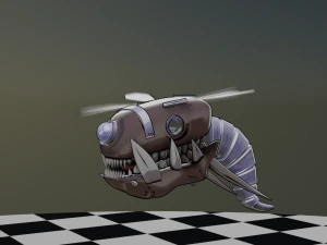 Inseto Mecha Modelo 3D