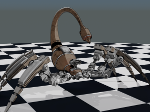 Mecha Spider Scorpion 3Dモデル