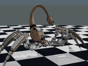 Mecha Spider Scorpion 3D Model