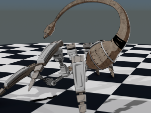 Mecha Spider Scorpion 3Dモデル