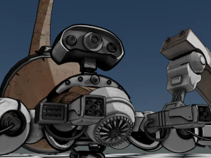 Mecha Spider Scorpion 3D Model