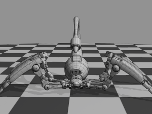 Mecha Spider Scorpion 3Dモデル