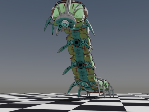 Mecha Millipede 3D मॉडल
