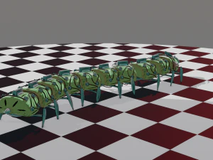 Меха Багатоніжка 3D Модель