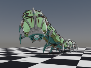 Mecha Millipede 3D मॉडल