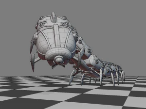 Меха Багатоніжка 3D Модель