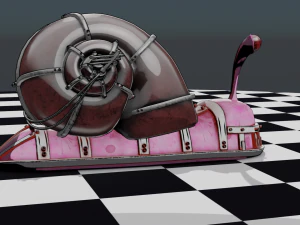 Mecha Snail 3D Model