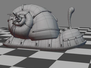 Mecha Snail 3D Model