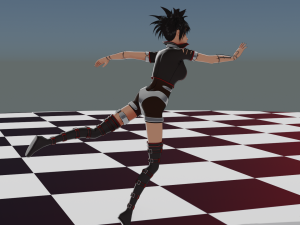 Anime Female Fantasy Character Model 3D