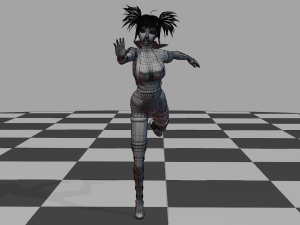 Anime Female Fantasy Character Model 3D