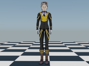 Anime Catman Character 3D-Modell