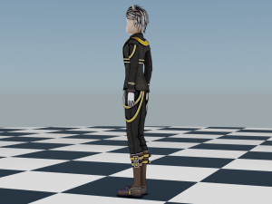Anime Catman Character 3D-Modell