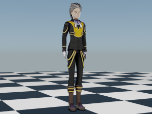 Anime Catman Character 3D-Modell