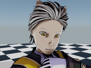 Anime Catman Character 3D-Modell