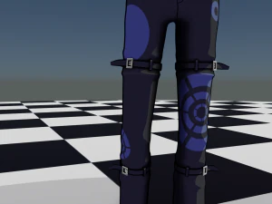 Anime Robotic Girl 3D Model