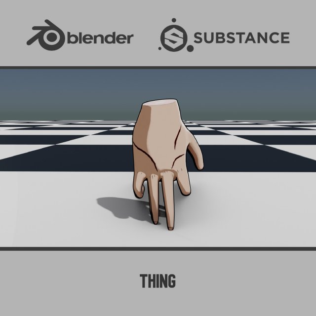Thing 3D-Modell .c4d .max .obj .3ds .fbx .stl .blend 