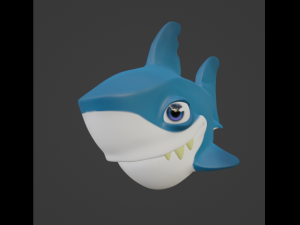 Animated shark 3D 模型