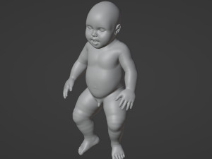 3D Baby Sculpt 3Dモデル