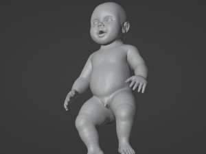 3D Baby Sculpt 3D 模型