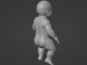 3D Baby Sculpt 3D Model