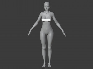 3D Female Sculpt 3D मॉडल