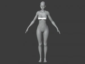 3D Female Sculpt 3D Model