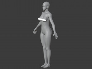 3D Female Sculpt 3D मॉडल