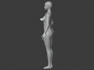 3D Female Sculpt 3D मॉडल