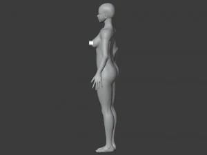 3D Female Sculpt 3D Model