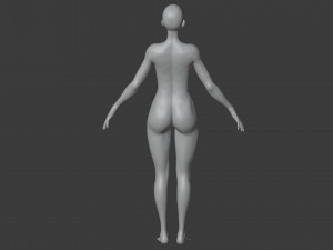 3D Female Sculpt 3D मॉडल