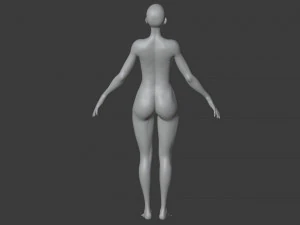 3D Female Sculpt 3D Model