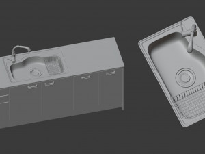 3D Sink Modeling 3D Модель