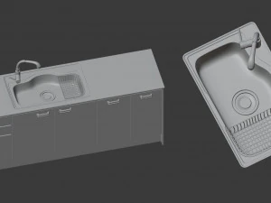 Modellazione 3D del lavello Modello 3D