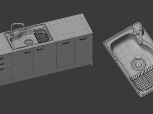 3D Sink Modeling 3D Модель