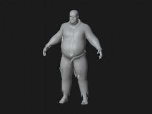 Zombi 3D Model