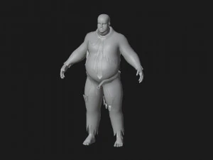 Zombi Modèle 3D