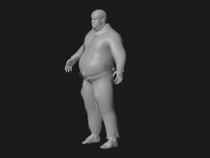 Zombi 3D Model