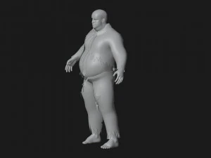 Zombi Modèle 3D
