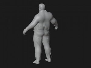 Zombi 3D Model