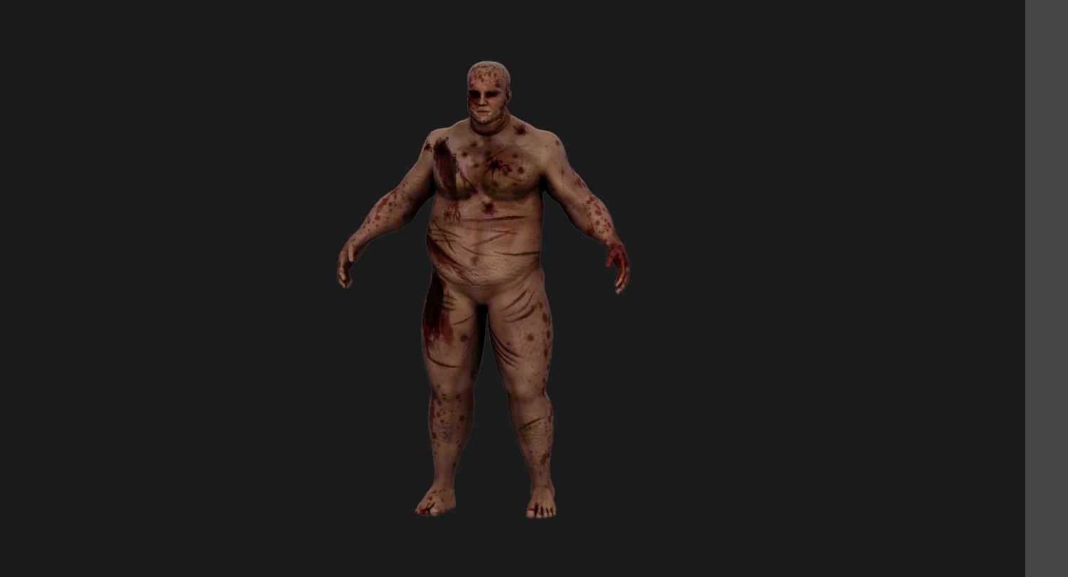 Zombi Modèle 3D .c4d .max .obj .3ds .fbx .stl .blend 